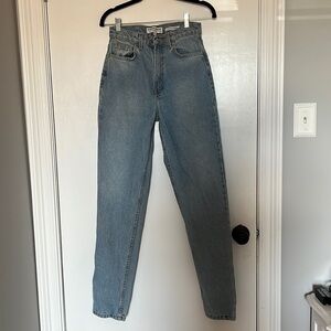 American apparel - jeans - size 27 - light wash - high waist